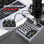 BOMGE Audio Mixer, Sound Board Mixing Console - Image 2