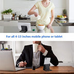 Foldable Portable and Angle Adjustable Phone Tablet Stand Holder - Image 6