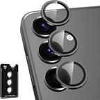 for Samsung Galaxy S24 FE Camera Lens Protector, Individual Metal Ring Tempered by Btscase