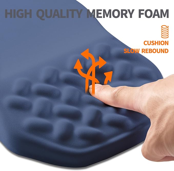 Ergonomic Slope Mouse Pad Wrist Support, Wrist Rest Mousepad - Image 3