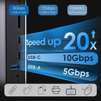 WAVLINK USB C DisplayLink Docking Station 15 in 1 - Image 3