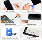 SHARDEN Precision Screwdriver Set, 122 in 1 Electronics Magnetic Repair Tool Kit - Image 5