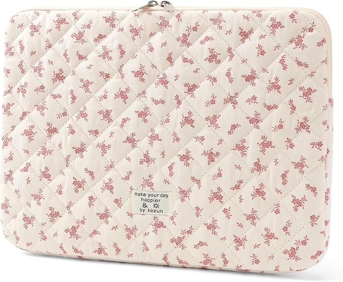 Puffy Laptop Sleeve 13-15.6 Inch Cute Quilted Laptop Protective Case Padded - Image 8