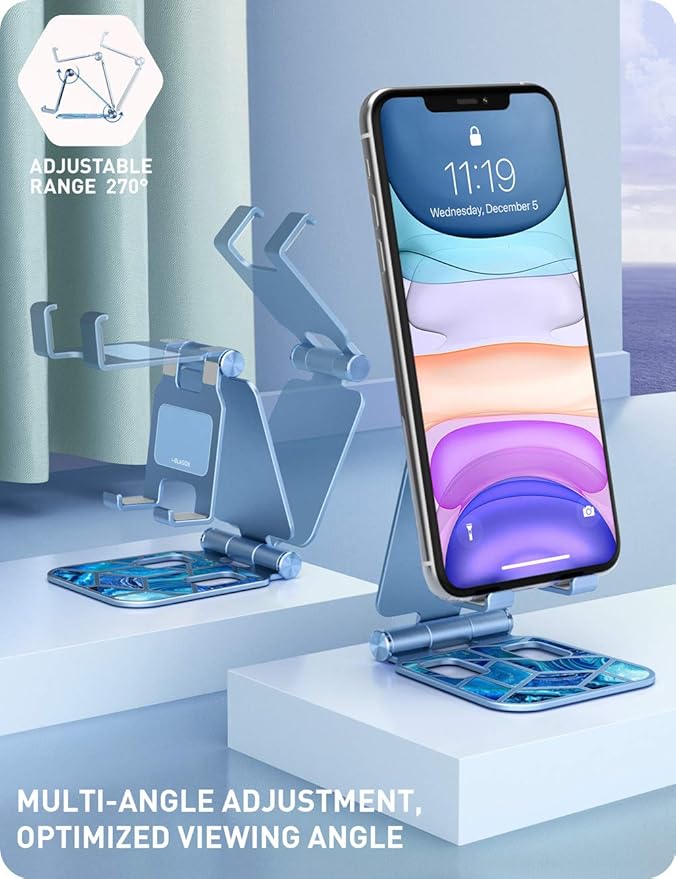 i-Blason Cell Phone Stand for Desk, Cell Phone Holder, Fits All Smart Phones - Image 3