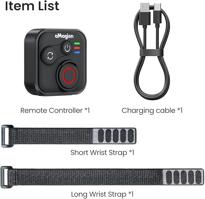 YDW Bluetooth Remote Control for INSTA360 X5 X4 X3 X2/Ace Pro2/Ace Pro/Ace/GO - Image 7