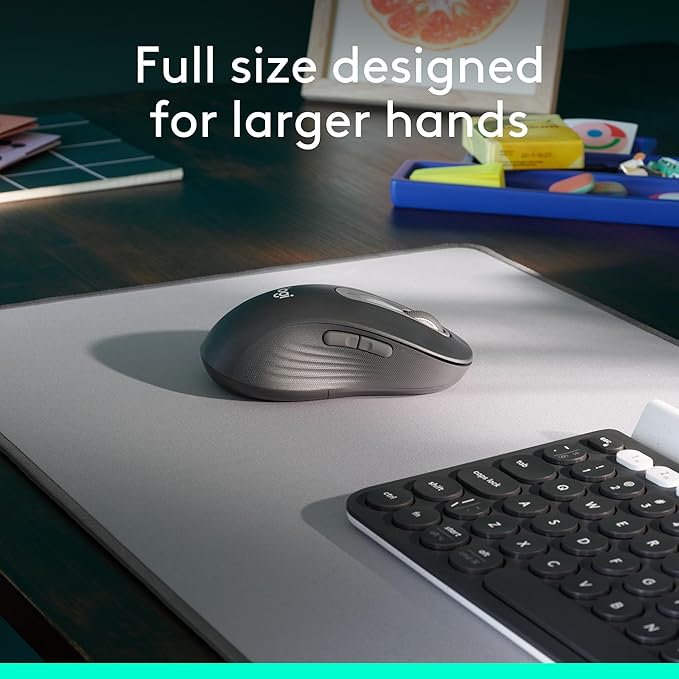 Logitech Left Handed Wireless Mouse Signature M650 L Full Size - Image 3