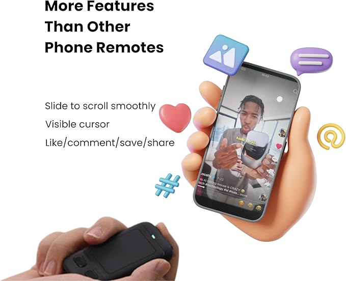 CheerTok Air - TikTok Scrolling Remote Control, Page Turner - Image 3