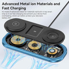3 in 1 Wireless Charger for iPhone, Foldable Charging Station for Magsafe for - Image 7