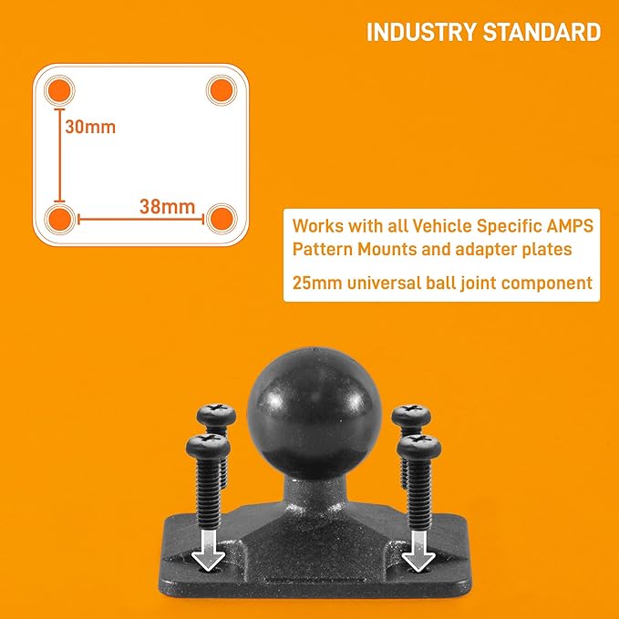 iBolt 25mm / 1 inch Composite AMPS Adapter Plate - Image 5