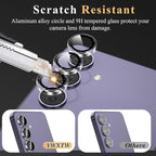YWXTW Camera Lens Protector for Samsung Galaxy S24 Plus Accessories, 9H - Image 3