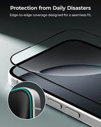 iOttie Terra iPhone 16 Pro Tempered Glass Screen Protector Military Grade 9H - Image 3