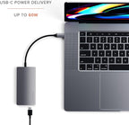 Satechi 8 in 1 USB C Hub Multiport Adapter V2, 4K HDMI, 115W USB C PD Charging - Image 4