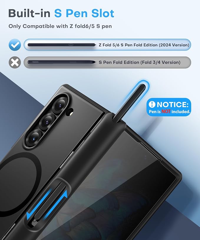 BERFY Magnetic for Samsung Galaxy Z Fold 6 Case - Image 3