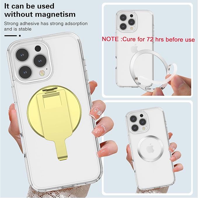 BAISRKE Magnetic Belt Clip Phone Holder, Strong Magnetic Waist Clip Compatible - Image 3