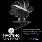 Treva 5 Inch Rechargeable Powered Clip Fan 3 Speed Slim and Portable Indoor and - Image 7
