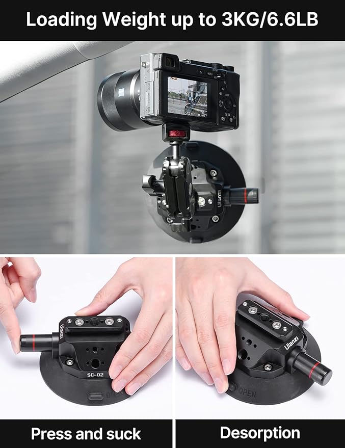 Camera Suction Cup Mount for Action Cameras - Image 5