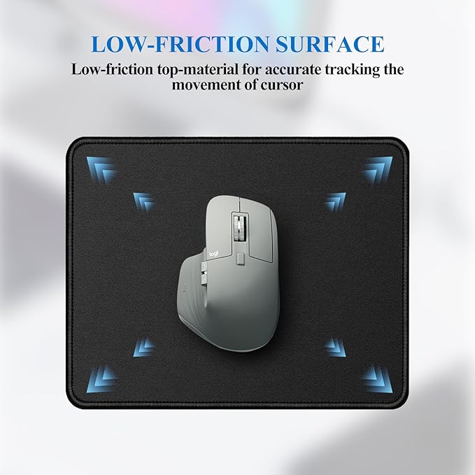 Mouse Pads, Office and Gaming, Stitched Edges, Rubber Anti Slip Base Mouse pad - Image 5