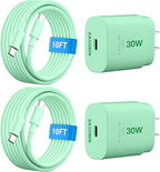 30W USB C i Phone 16 15 Charger Fast Charging, iPad Pro by EASDMN