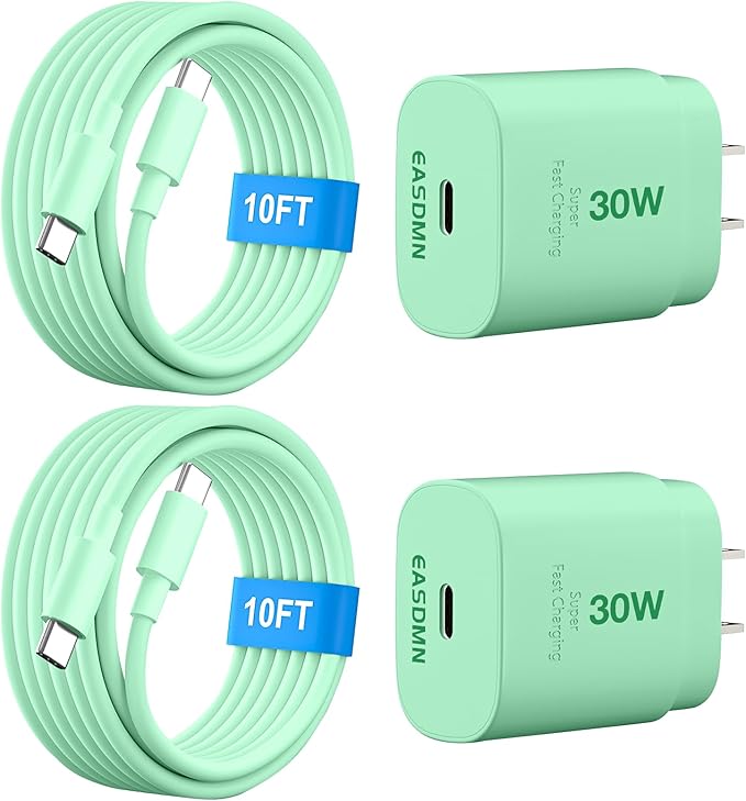 30W USB C i Phone 16 15 Charger Fast Charging, iPad Pro by EASDMN