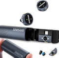 Pro Lavalier Microphone for Podcast Recording, Wireless Clip-On Mic by SHISUO