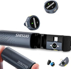 Pro Lavalier Microphone for Podcast Recording, Wireless Clip-On Mic by SHISUO
