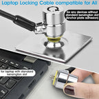 I3C Laptop Lock Cable 6ft Cut-Resistant Security Cable - Image 3