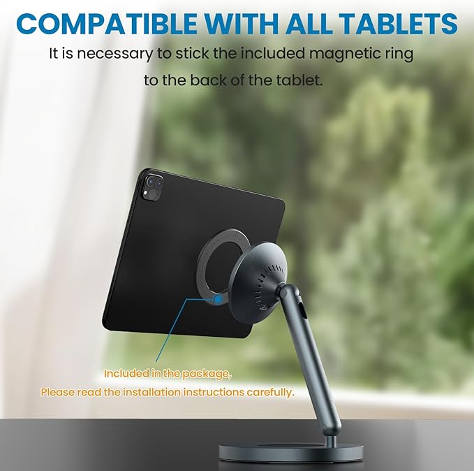 Nillkin Magnetic iPad Stand for Desk, MagSafe Wireless iPhone Charger Stand - Image 4