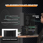 Studio Recording Microphone Isolation Shield - Image 3
