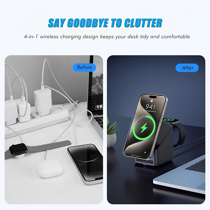 4-in-1 Charging Station Compatible - Image 4
