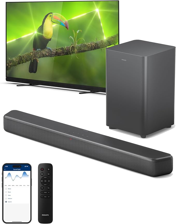 PHILIPS B5309 Soundbar 2.1 - 240W Max Power by Philips