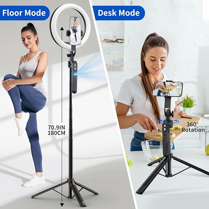 70.9" Auto Face Tracking Tripod 360° Rotation - Image 4