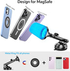 Coolpow for MagSafe Car Mount【Windshield+Vent+Dash】Magnetic Phone Holder for - Image 9
