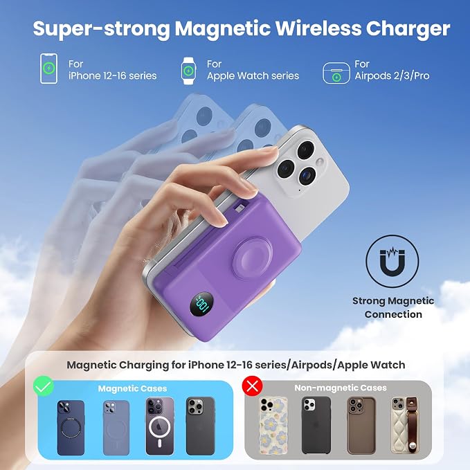 Magnetic Portable Charger 10800mAh - Image 6