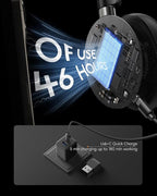 Wireless Headset with Mic for Work, Advanced Noise Reduction Microphone - Image 8