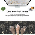 Phase of The Moon Desk Mat, Large Moon Phase Changes Gaming Keyboard Mouse Pad - Image 5