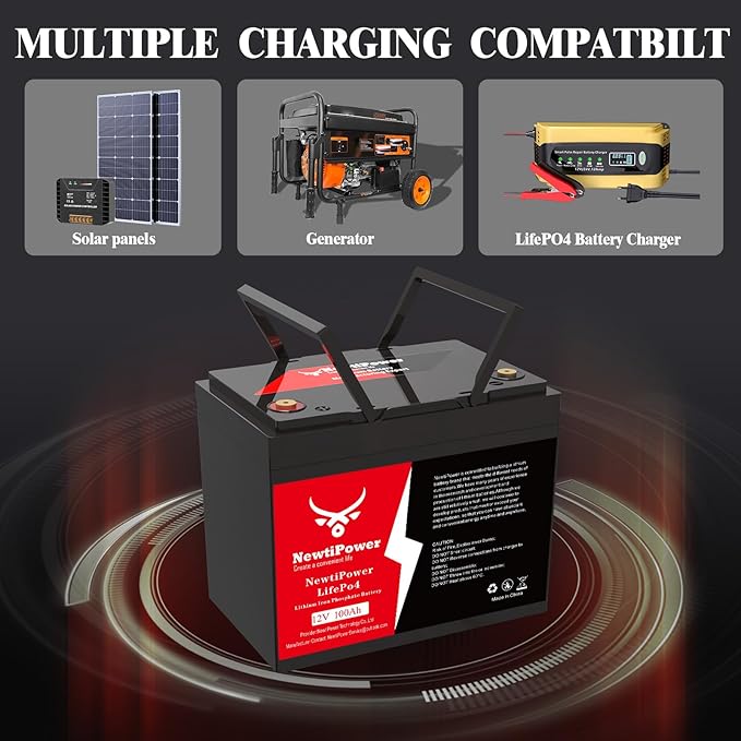 12V 100Ah Lithium LiFePO4 Battery - Image 5