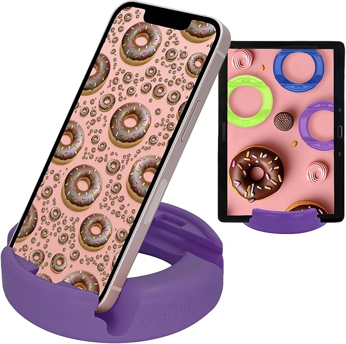 GoDonut – Phone Stand Original – Cell Phone Holder + Tablet Stand Desk by GoDonut