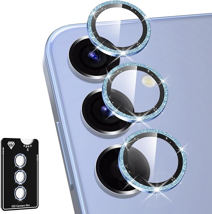 for Samsung Galaxy S25 Plus Camera Lens Protector, Individual Metal Ring by Btscase
