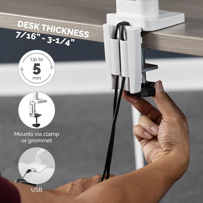Fellowes Platinum Series Dual Monitor Arm - Image 4