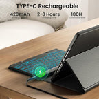 Keyboard Case for iPad Air 5th/4th Pro 11 inch, 7-Color Backlit Detachable - Image 4