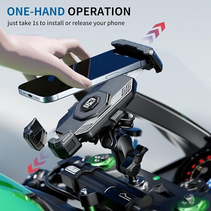 Kewig Motorcycle Fork Stem Phone Mount Holer - Image 2
