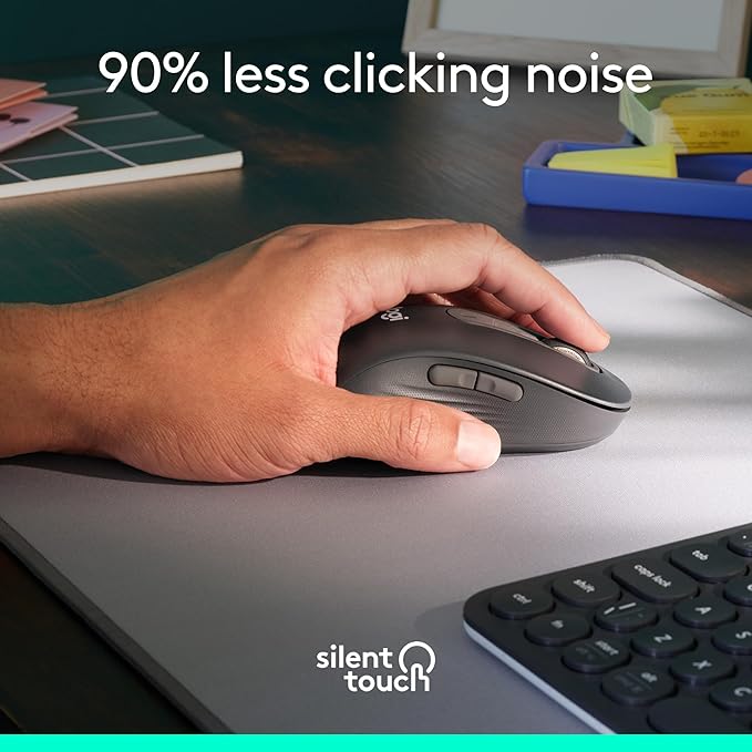 Logitech Left Handed Wireless Mouse Signature M650 L Full Size - Image 4