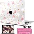 MEEgoodo Case for M4/M3/M2 MacBook Air 13.6 inch Case 2025 2024 2022, Fit Model by MEEgoodo
