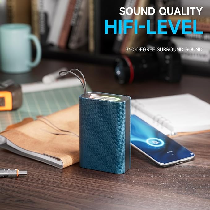 Speaker, Portable Wireless Bluetooth Speakers, Waterproof Loud Stereo Sound - Image 3