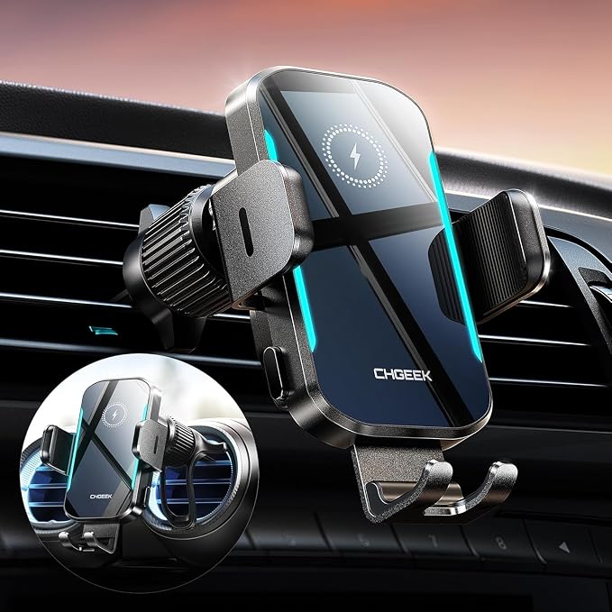 CHGeek Wireless Car Charger, 15W Fast Charging - Image 7