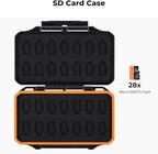 K&F Concept 28 Slot SD Card Case, Water-Resistant Anti-Shock/Dust SD/TF Card - Image 2