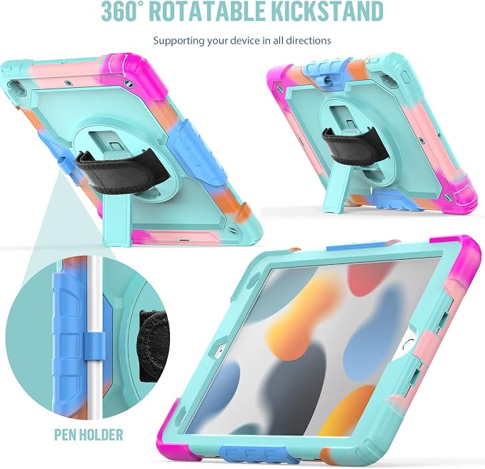 BLOSOMEET iPad Case for 9th Gen 10.2 inch 2021/2020 for Kids - Image 5