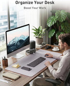 Aothia Faux Leather Desk Mat - Image 3