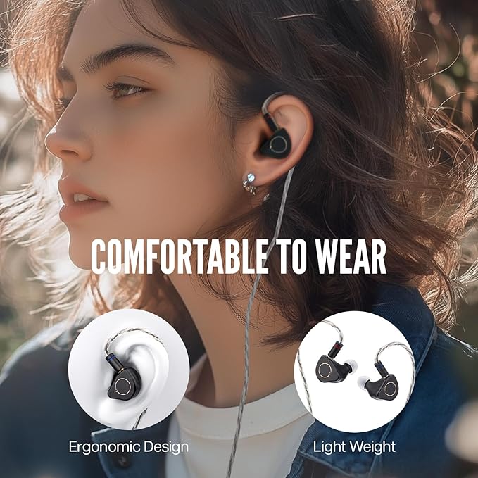 Linsoul SIMGOT SuperMix 4 1DD+1BA+1Planar+1PZT Hybrid Drivers Earphones - Image 9