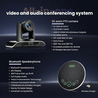 TONGVEO All-in-One Conference Room Video Camera System Bundle HD 1080P 60fps 3X - Image 2